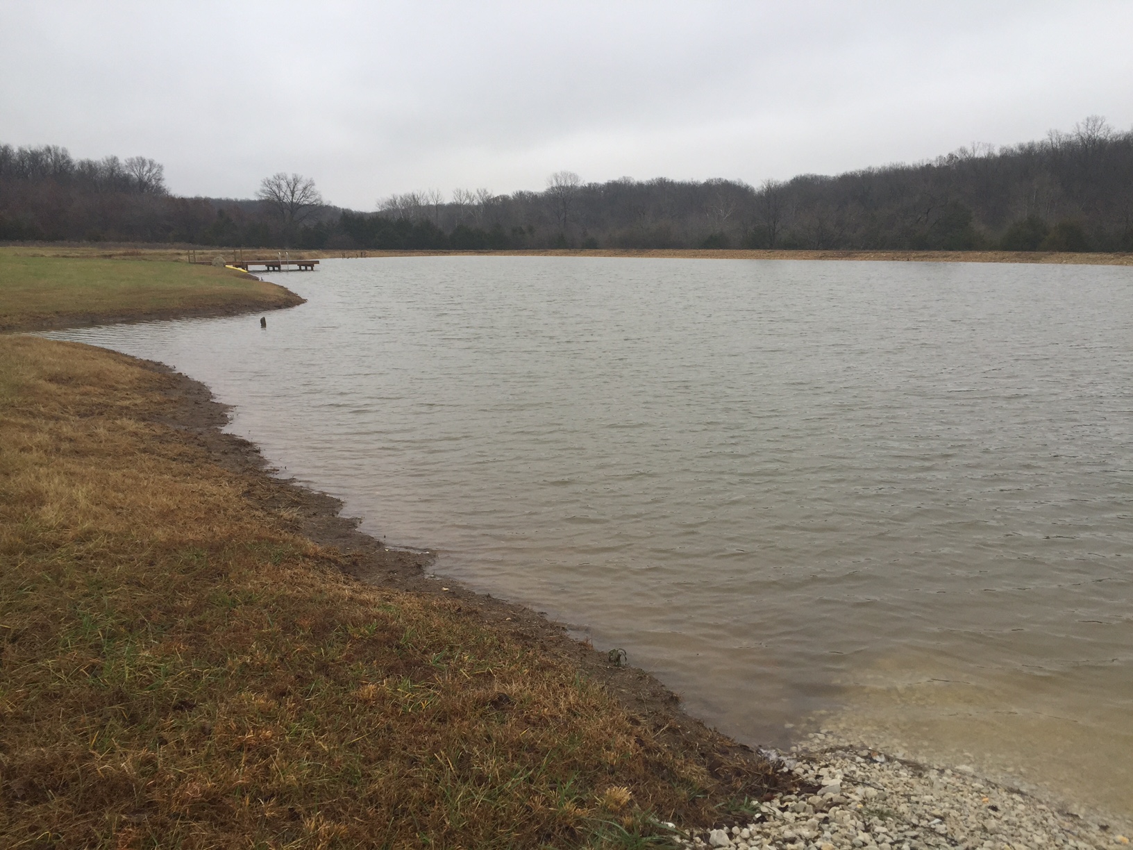 Attached picture Pond and dock December 1 2015.JPG
